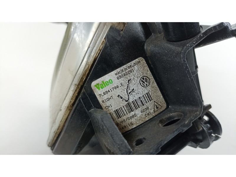 Recambio de faro antiniebla derecho para volkswagen touareg (7la) tdi v6 referencia OEM IAM 7L6941700E  