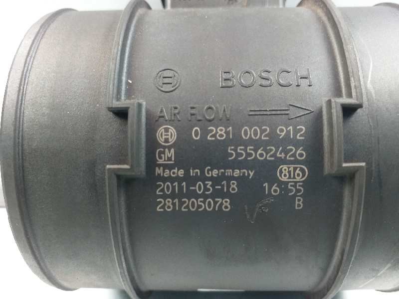 Recambio de caudalimetro para chevrolet cruze hatchback lt+ referencia OEM IAM 55562426 0281002912 
