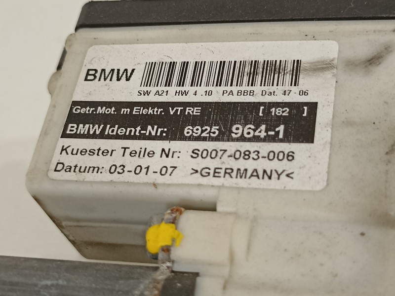 Recambio de elevalunas delantero derecho para bmw x3 (e83) 2.0d referencia OEM IAM 6925964  