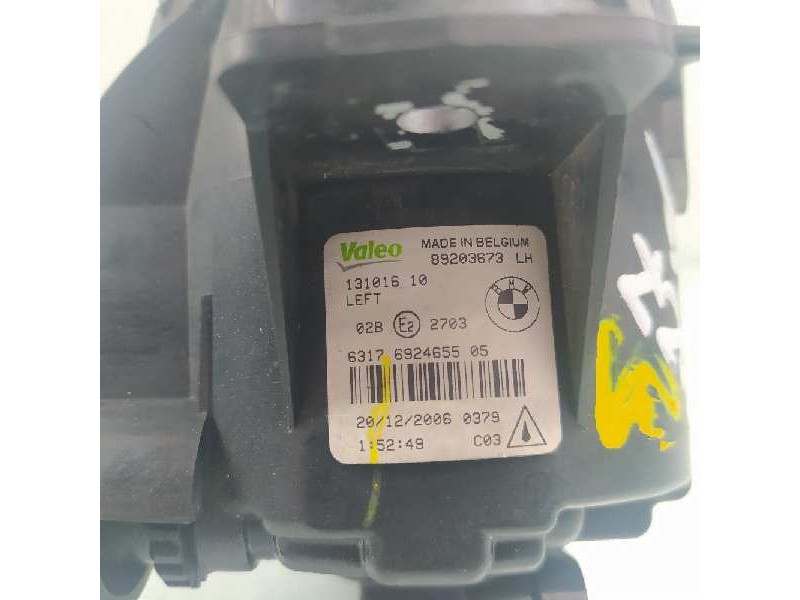 Recambio de faro antiniebla izquierdo para bmw x3 (e83) 2.0d referencia OEM IAM 63176924655 89203673 13101610