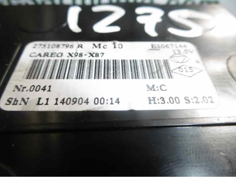 Recambio de mando climatizador para renault clio iv technofeel referencia OEM IAM 275108796R  