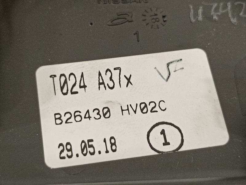 Recambio de luz interior para nissan qashqai (j11) 360 referencia OEM IAM B2430HV02C  