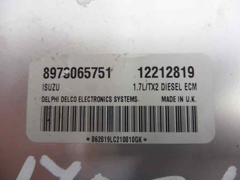 Recambio de centralita motor uce para opel astra g berlina club referencia OEM IAM 12212819 8978065751 