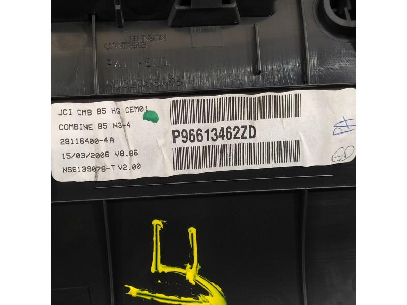 Recambio de cuadro instrumentos para citroën c4 coupe vtr referencia OEM IAM 96613462ZD  