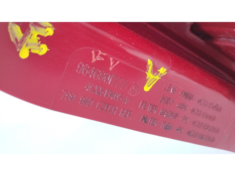 Recambio de piloto trasero izquierdo para citroën c4 coupe vtr referencia OEM IAM 9646801777 79998D VP4CXX13N004BD