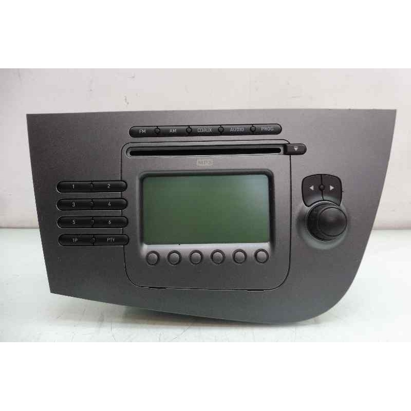 Recambio de sistema audio / radio cd para seat leon (1p1) stylance / style referencia OEM IAM 1P1035186  
