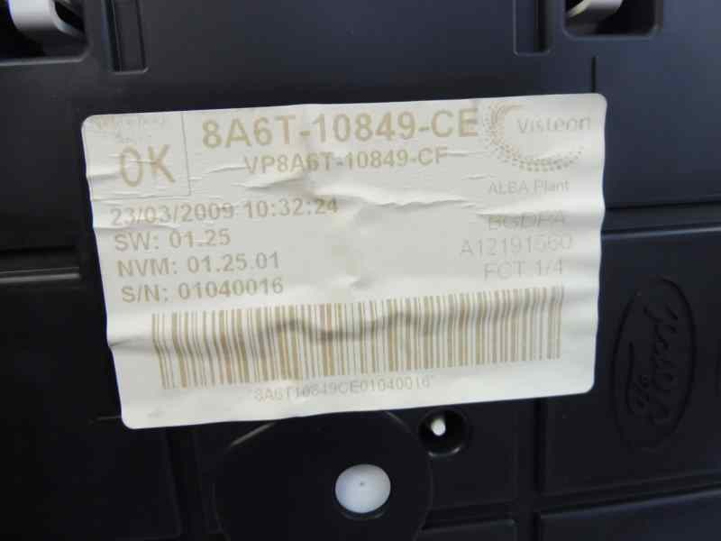 Recambio de cuadro instrumentos para ford fiesta (cb1) sport referencia OEM IAM 8A6T10849CE 8A6T10849CF 