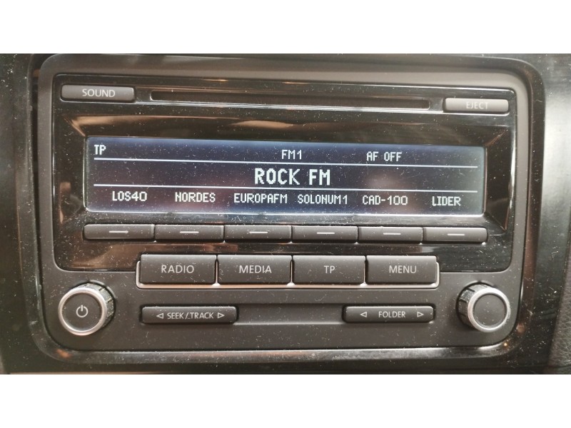 Recambio de sistema audio / radio cd para volkswagen golf vi (5k1) gti referencia OEM IAM 1K0035186AN  