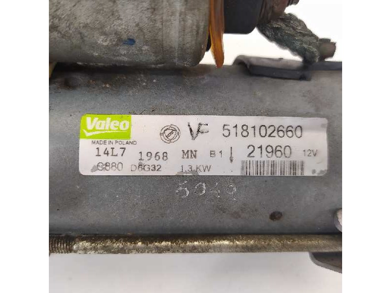 Recambio de motor arranque para fiat linea (110) dynamic referencia OEM IAM 518102660 D6G32 