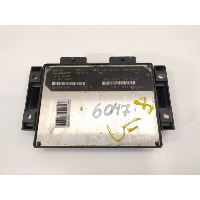 Recambio de centralita motor uce para citroën berlingo 1.9 600 d furg. referencia OEM IAM 9642414580  