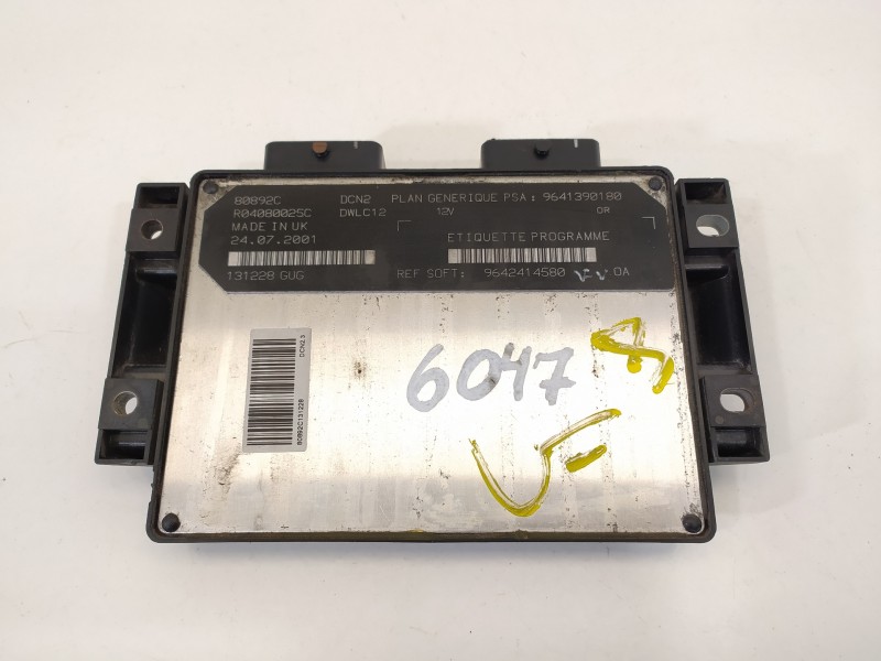 Recambio de centralita motor uce para citroën berlingo 1.9 600 d furg. referencia OEM IAM 9642414580  
