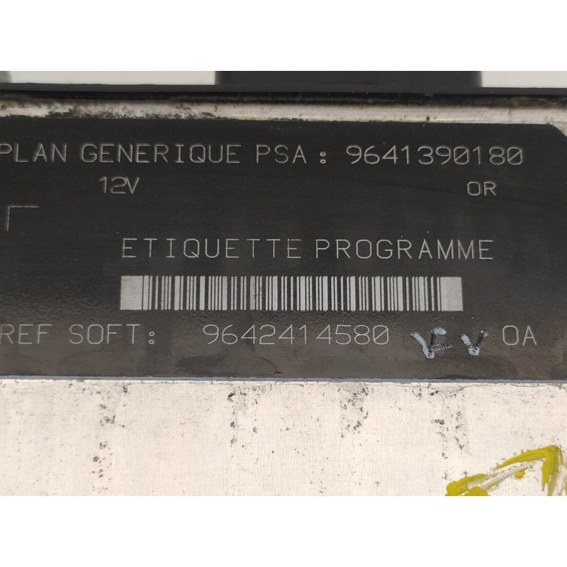 Recambio de centralita motor uce para citroën berlingo 1.9 600 d furg. referencia OEM IAM 9642414580  