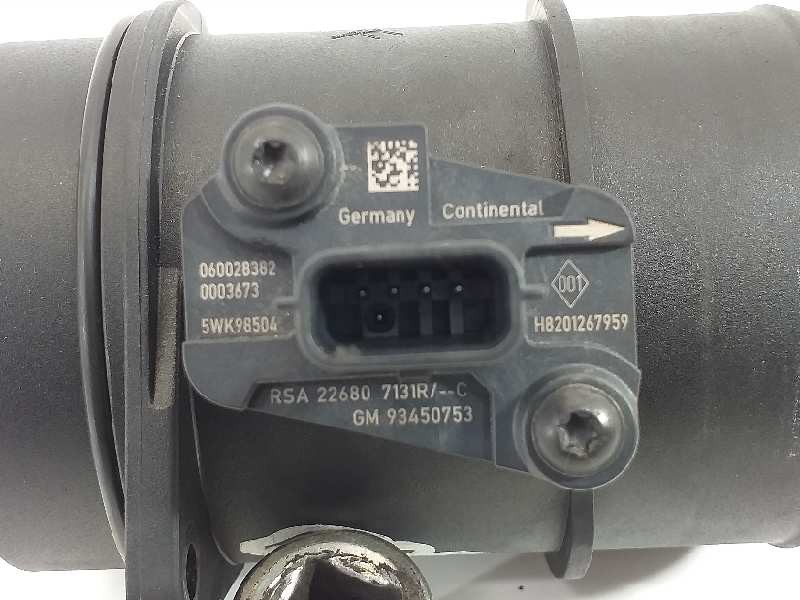 Recambio de caudalimetro para nissan nv 400 comfort l1h1 3,3t referencia OEM IAM 226807131R 165765213R 93450753