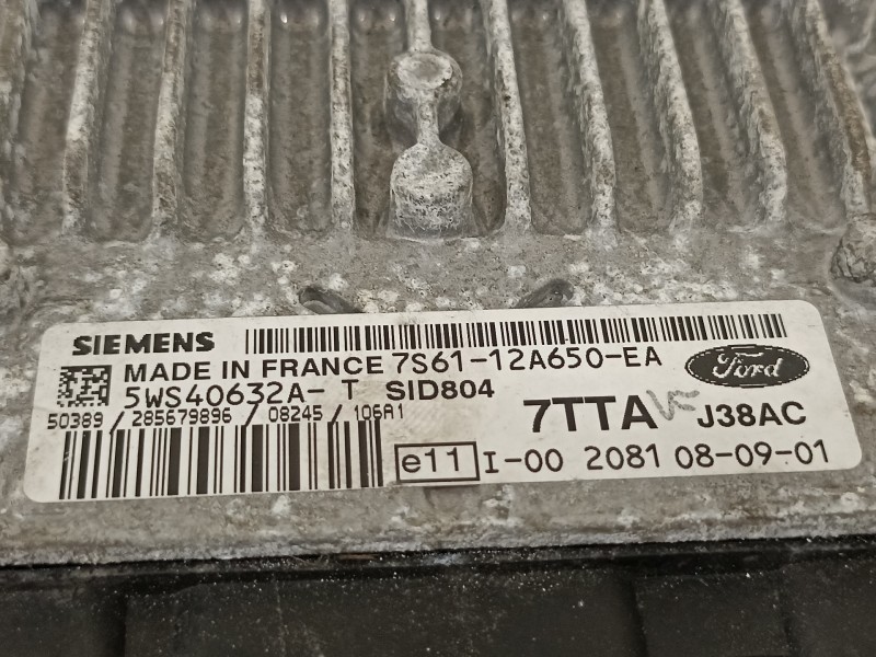 Recambio de centralita motor uce para ford fiesta (cbk) ambiente referencia OEM IAM 7S6112A650EA  