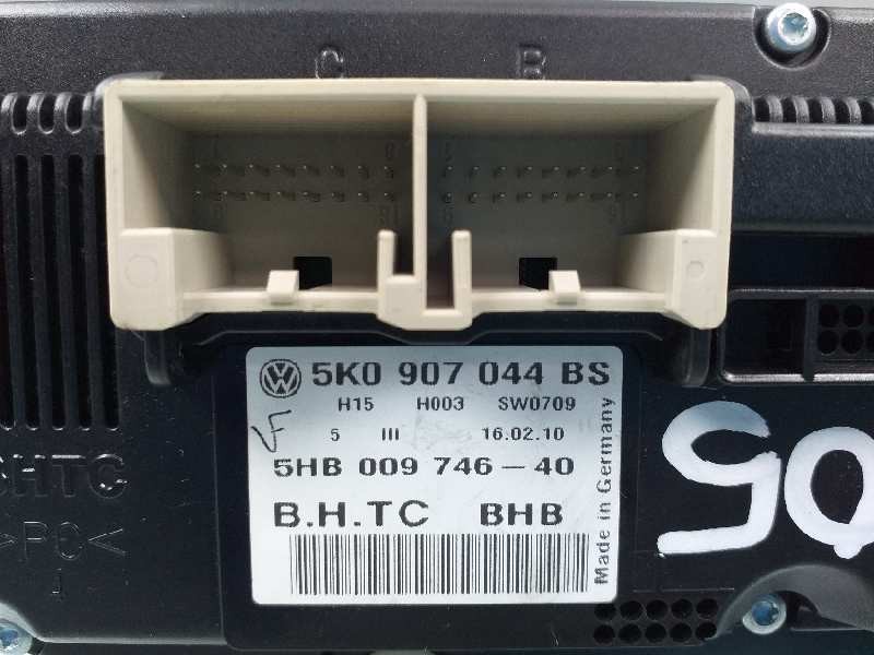 Recambio de mando climatizador para volkswagen golf vi (5k1) advance referencia OEM IAM 5K0907044BS  