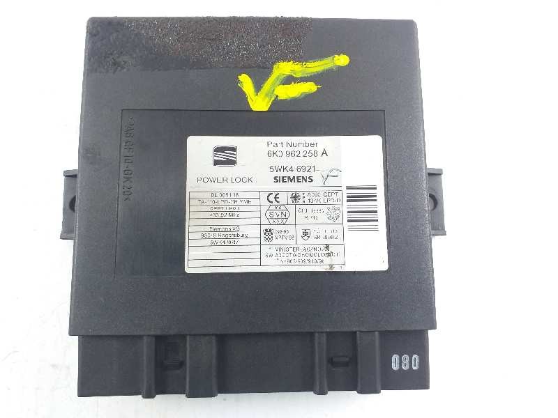 Recambio de centralita cierre para seat ibiza (6k1) stella referencia OEM IAM 6K0962258A  