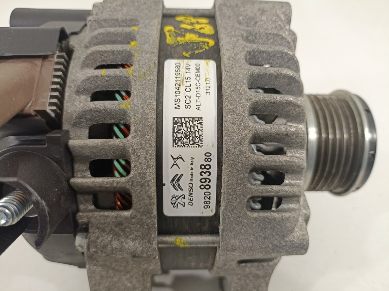 Recambio de alternador para peugeot 308 access referencia OEM IAM 9820893880  