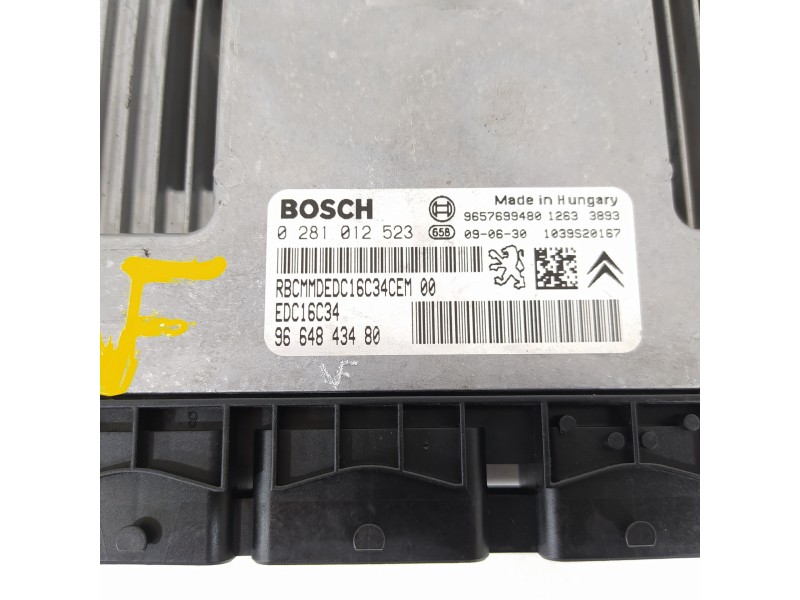 Recambio de centralita motor uce para peugeot 207 confort referencia OEM IAM 9664843480 0281012523 