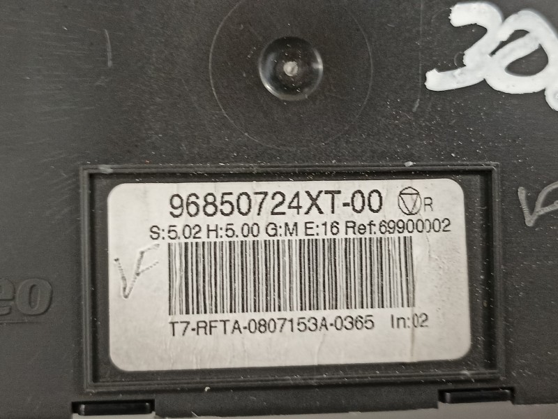 Recambio de mando climatizador para peugeot 308 sw premium referencia OEM IAM 96850724XT  