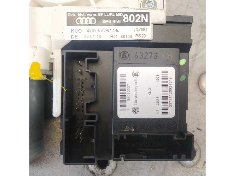 Recambio de elevalunas delantero derecho para audi a3 (8p) 1.6 tdi attraction referencia OEM IAM 8P0959802N  