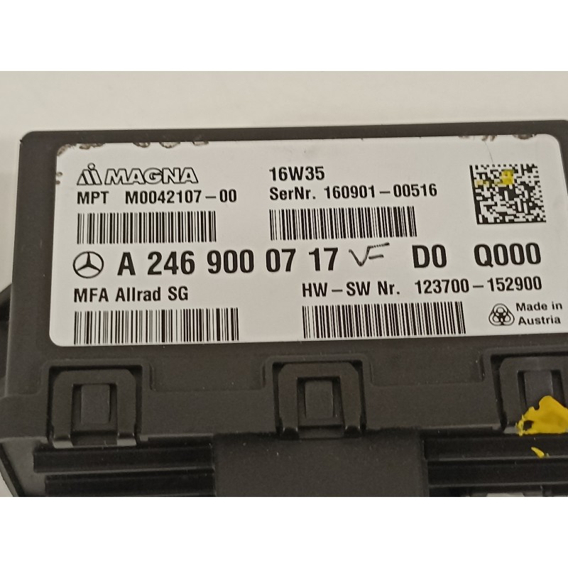 Recambio de modulo electronico para mercedes-benz clase a (w176) a 45 amg 4-matic (176.052) referencia OEM IAM A2469000717  