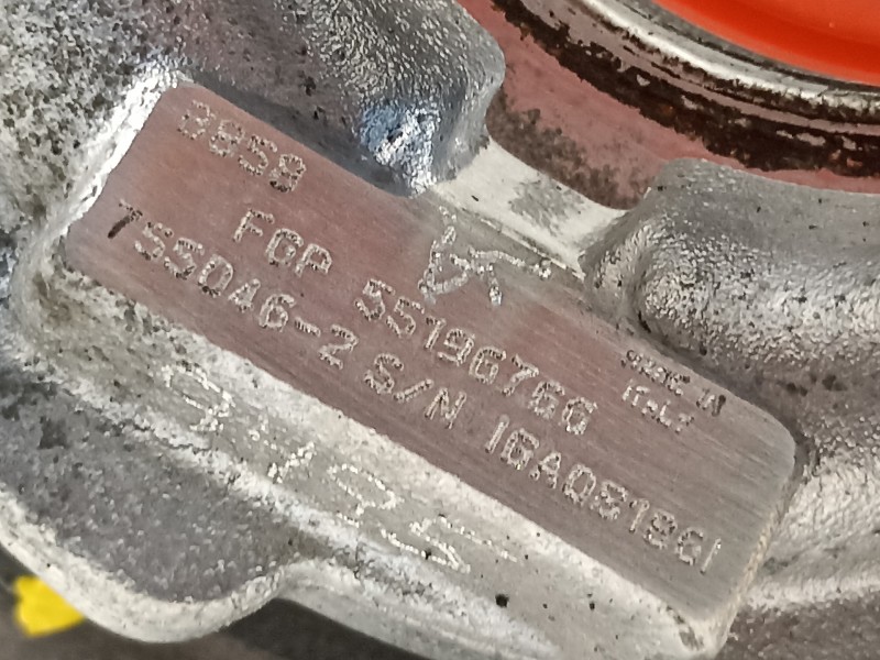 Recambio de turbocompresor para fiat croma (194) 1.9 16v multijet dynamic referencia OEM IAM 55196766  