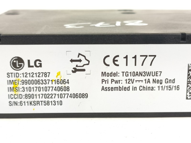 Recambio de modulo electronico para opel zafira (c) excellence start/stop referencia OEM IAM 84186829 544948685 