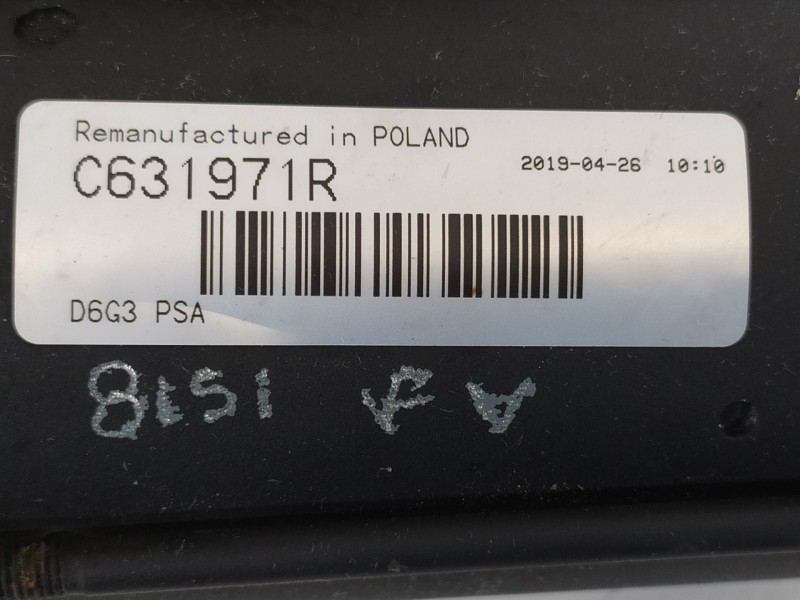 Recambio de motor arranque para citroën c3 1.6 16v sx referencia OEM IAM C631971R D6G3 5802CG