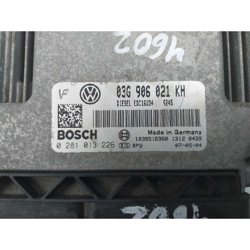 Recambio de centralita motor uce para volkswagen golf v berlina (1k1) sportline referencia OEM IAM 03G906021KH 0281013226 