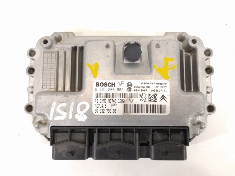 Recambio de centralita motor uce para citroën c3 1.6 16v sx referencia OEM IAM 9663279680 0261208902 