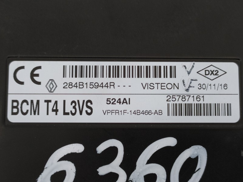Recambio de modulo electronico para renault twingo iii intens referencia OEM IAM 284B15944R  