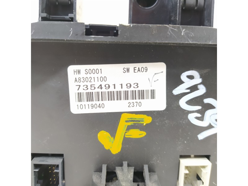 Recambio de mando climatizador para fiat nuova 500 (150) by gucci referencia OEM IAM 735491193 A83021100 10119040