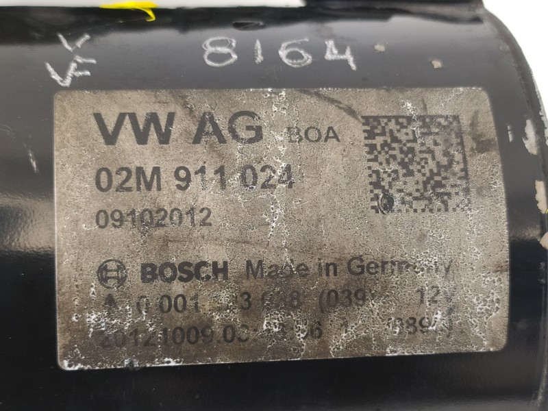 Recambio de motor arranque para skoda octavia berlina (1z3) family referencia OEM IAM 02M911024 0001123038 20121009