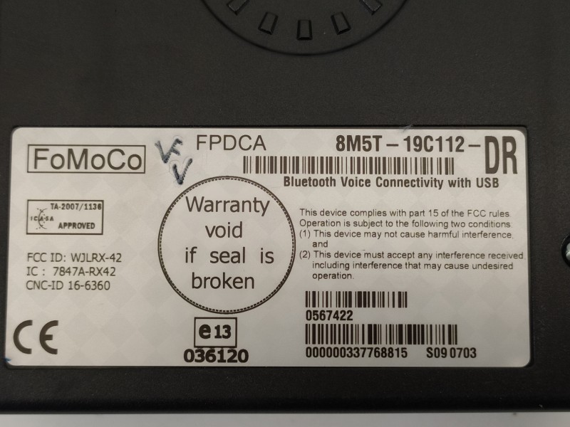 Recambio de modulo electronico para ford fiesta (cb1) 1.6 tdci cat referencia OEM IAM 8M5T19C112DR  