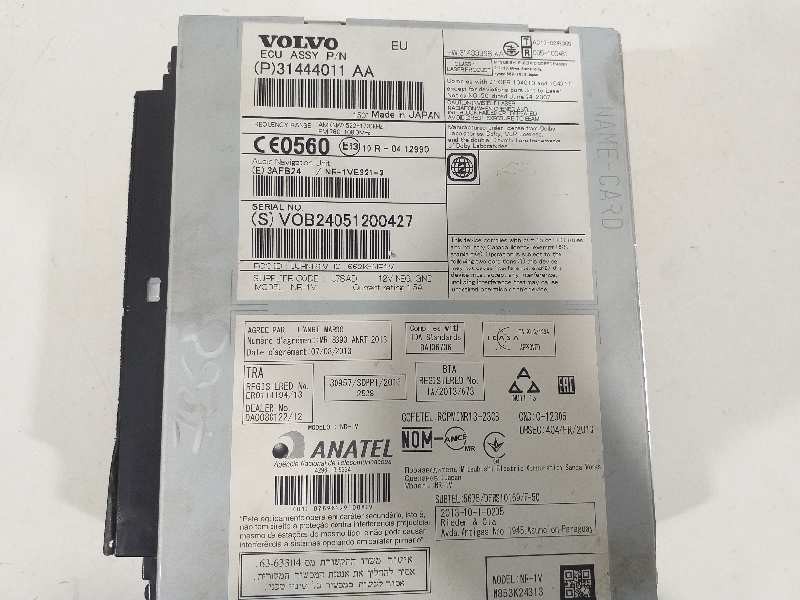 Recambio de sistema navegacion gps para volvo xc60 kinetic 2wd referencia OEM IAM 31444011  