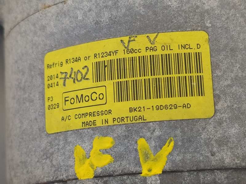 Recambio de compresor aire acondicionado para ford transit custom kasten 270 l1 ambiente referencia OEM IAM BK2119D629AD  
