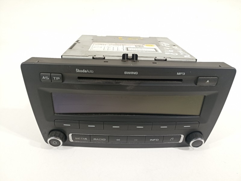 Recambio de sistema audio / radio cd para skoda octavia berlina (1z3) family referencia OEM IAM 1Z0035161F  