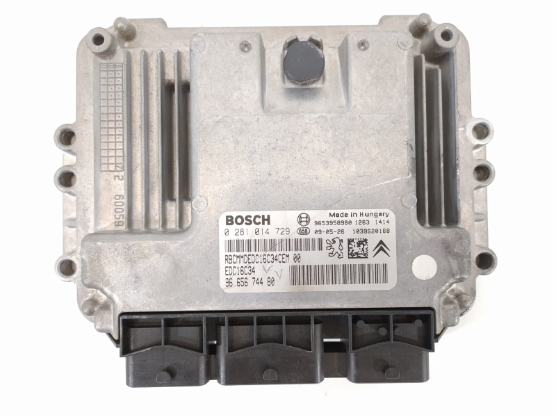 Recambio de centralita motor uce para citroën c4 picasso seduction referencia OEM IAM 9665674480 0281014729 