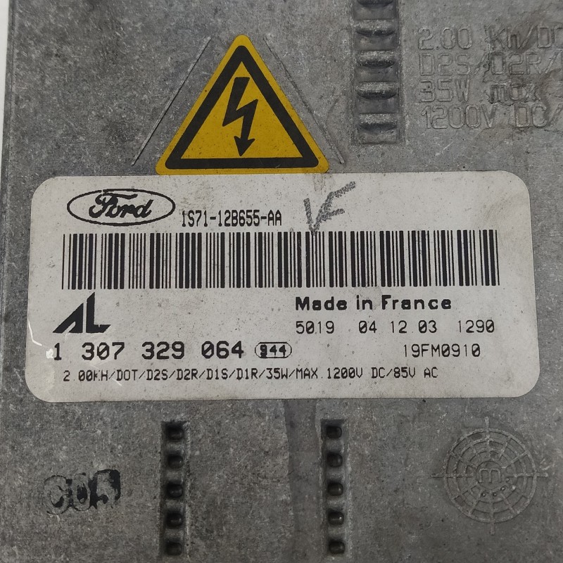 Recambio de centralita faros xenon para ford mondeo berlina (ge) ambiente (06.2003) (d) referencia OEM IAM 1S7112B655AA  