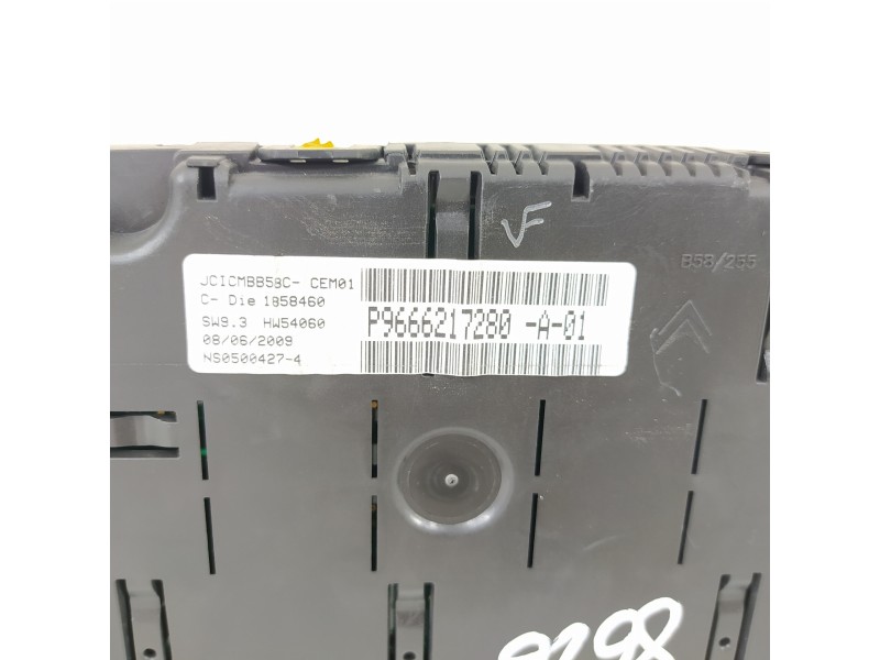 Recambio de cuadro instrumentos para citroën c4 picasso seduction referencia OEM IAM 9666217280 P9666217280 