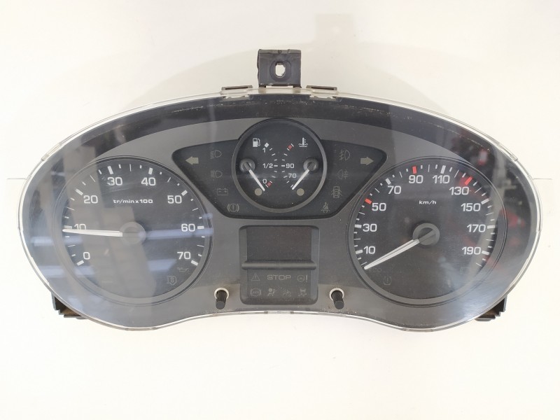 Recambio de cuadro instrumentos para peugeot partner kasten 7f9hf-7f9hf0 referencia OEM IAM 9801642280  