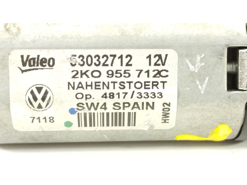 Recambio de motor limpia trasero para volkswagen caddy ka/kb (2k) kombi referencia OEM IAM 2K0955712C 53032712 
