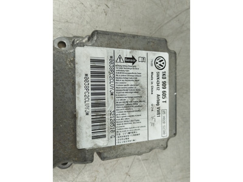Recambio de kit airbag para skoda octavia berlina (1z3) family referencia OEM IAM 1Z1857007 1K0909605T 1Z0880201