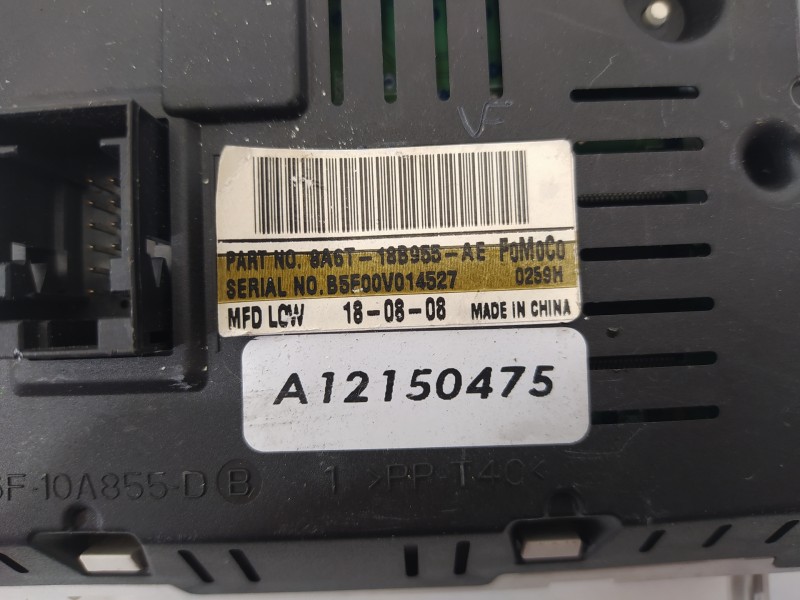 Recambio de pantalla multifuncion para ford fiesta (cb1) trend referencia OEM IAM 8A6T18B955AE  