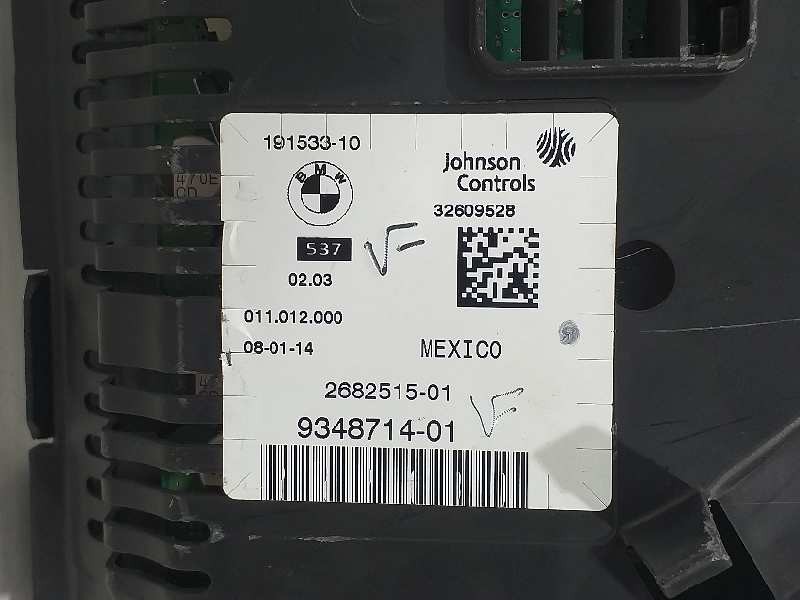 Recambio de cuadro instrumentos para bmw x3 (f25) xdrive 20d referencia OEM IAM 9348714 2682515 