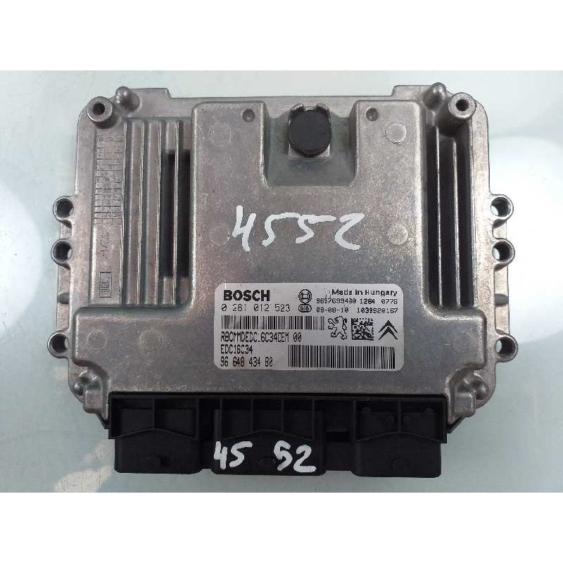 Recambio de centralita motor uce para peugeot 207 confort referencia OEM IAM 9664843480 0281012523 9657699480