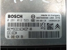 Recambio de centralita motor uce para peugeot 207 confort referencia OEM IAM 9664843480 0281012523 9657699480 2