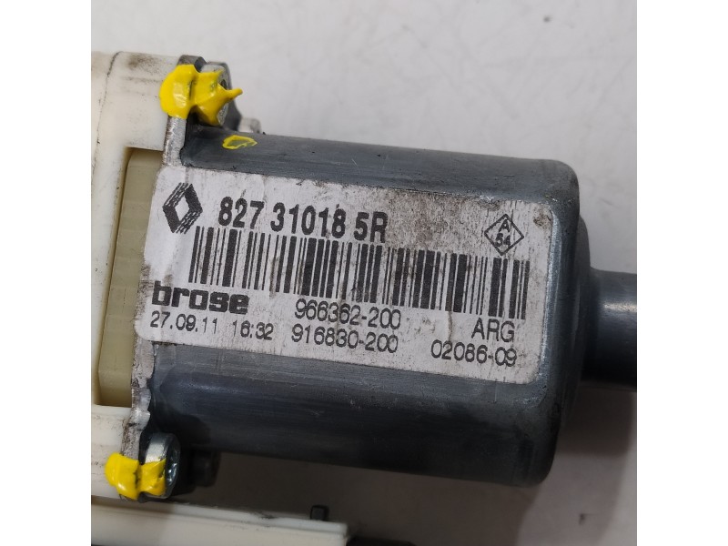 Recambio de elevalunas trasero izquierdo para renault megane iii berlina 5 p dynamique referencia OEM IAM 827310185R 969317102AR