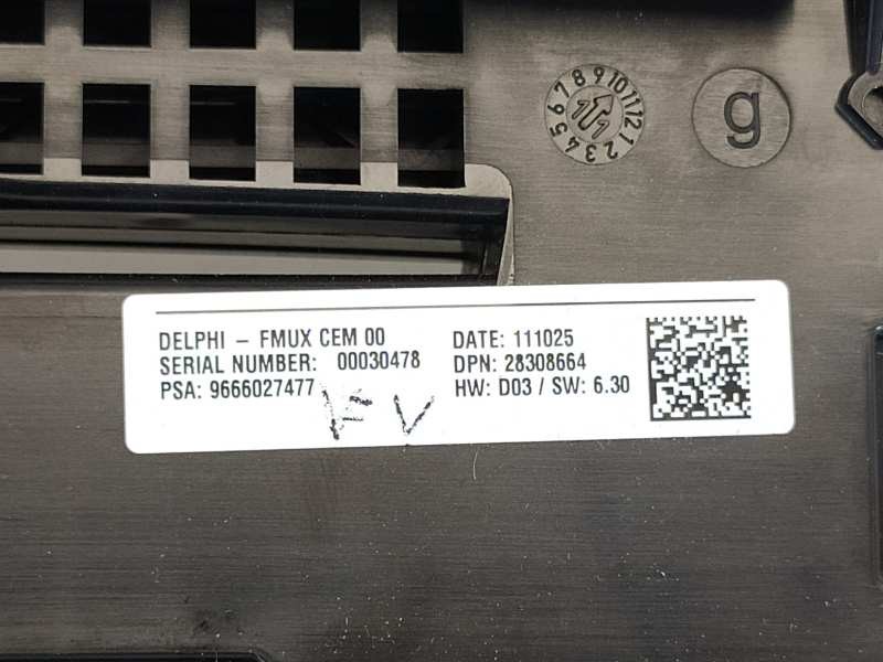 Recambio de mando climatizador para citroën c4 lim. collection referencia OEM IAM 9666027477  