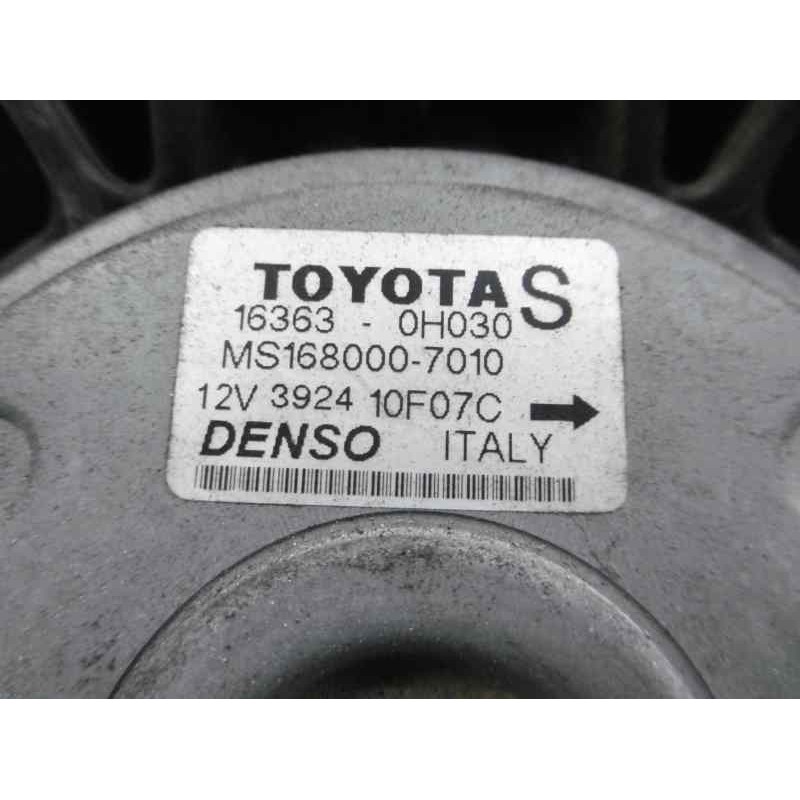 Recambio de electroventilador para toyota avensis berlina (t25) 2.0 executive sedán (4-ptas.) referencia OEM IAM 163630H030 MS16
